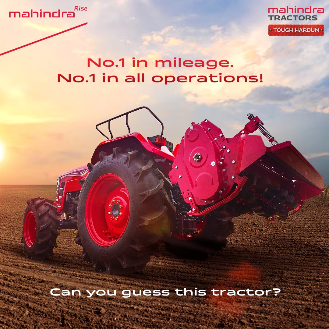 Mahindra tractor at Bhaskar Agro Solutions showroom